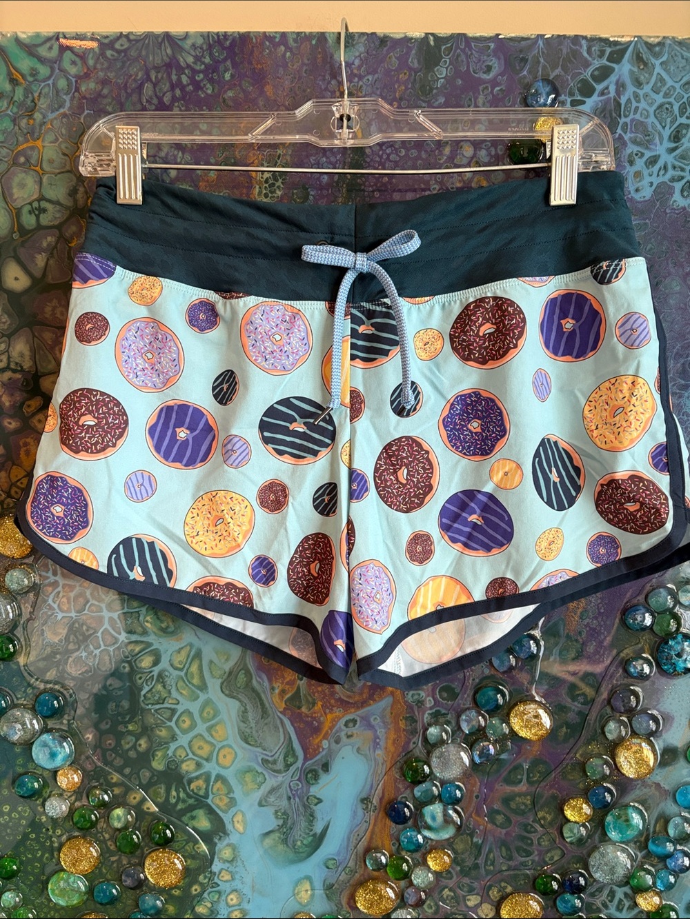 Will run for donuts!  Rabbit Surf n Turf 4” shorts